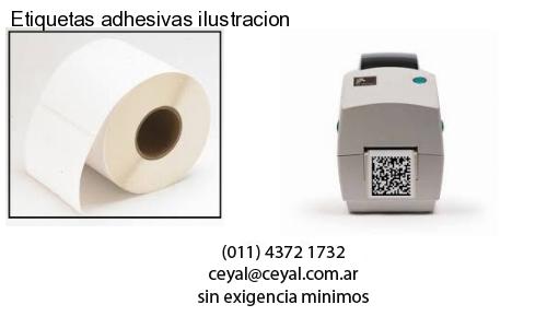 Etiquetas adhesivas ilustracion