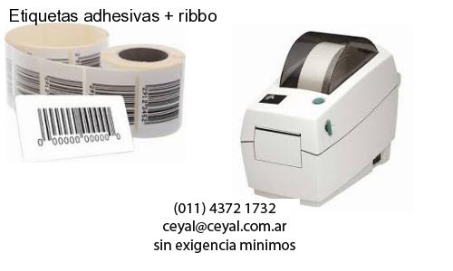 Etiquetas adhesivas   ribbo