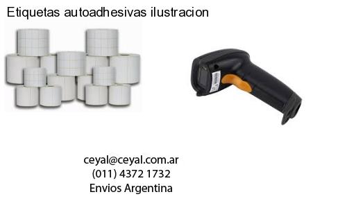 Etiquetas autoadhesivas ilustracion