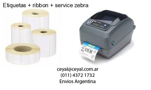 Etiquetas   ribbon   service zebra