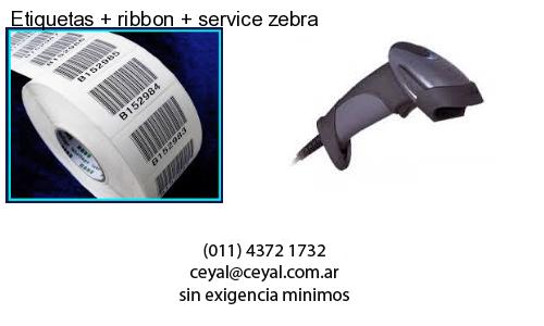 Etiquetas   ribbon   service zebra