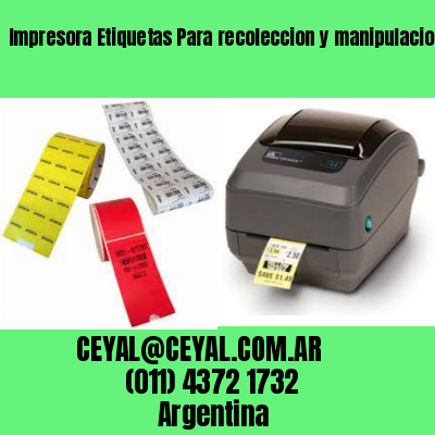 Impresora Etiquetas Para recoleccion y manipulacion de datos