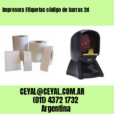 Impresora Etiquetas código de barras 2d