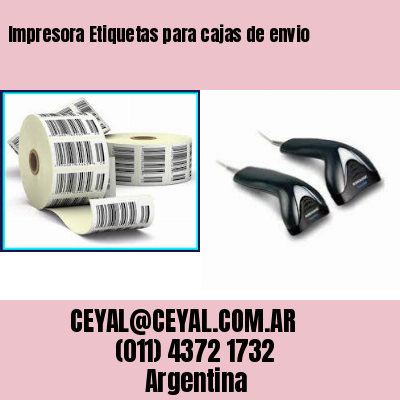 Impresora Etiquetas para cajas de envio
