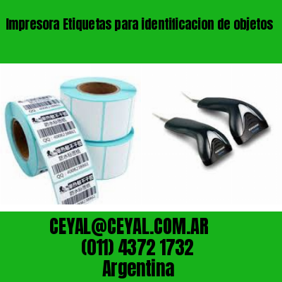 Impresora Etiquetas para identificacion de objetos