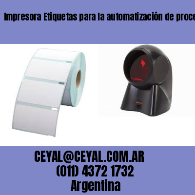 Impresora Etiquetas para la automatización de procesos