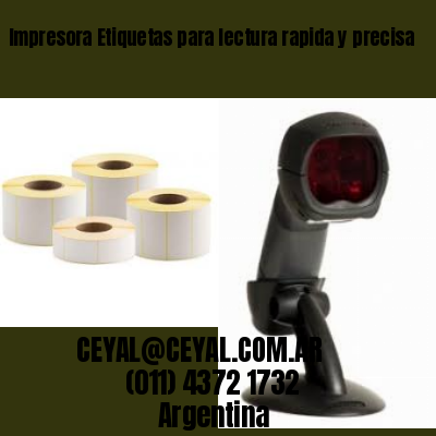 Impresora Etiquetas para lectura rapida y precisa