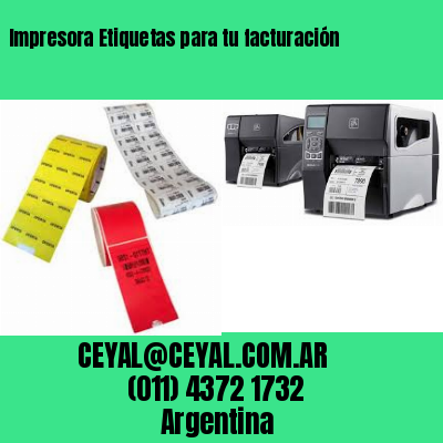 Impresora Etiquetas para tu facturación