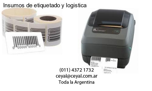 Insumos de etiquetado y logistica