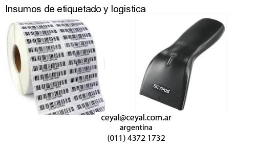 Insumos de etiquetado y logistica