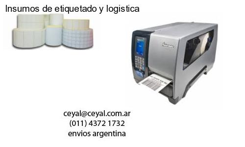 Insumos de etiquetado y logistica