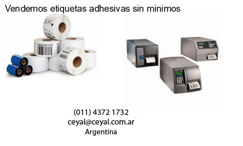 Vendemos etiquetas adhesivas sin minimos