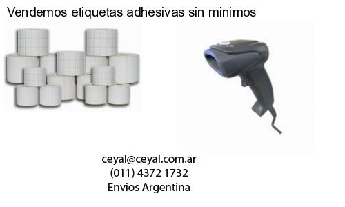 Vendemos etiquetas adhesivas sin minimos