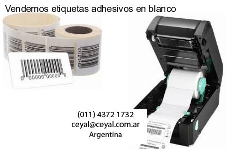 Vendemos etiquetas adhesivos en blanco