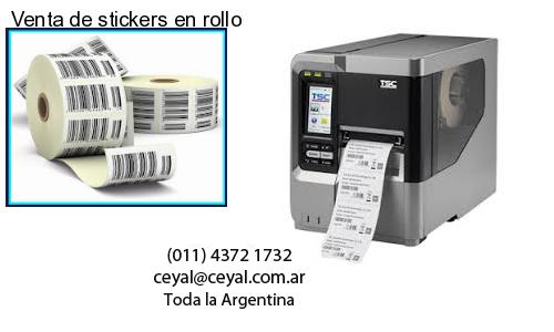 Venta de stickers en rollo