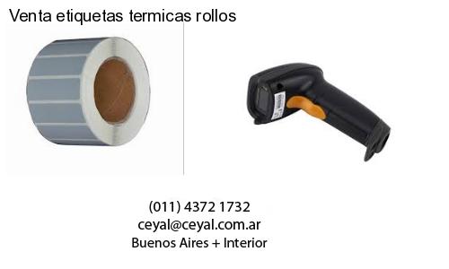 Venta etiquetas termicas rollos