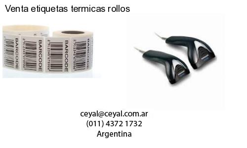 Venta etiquetas termicas rollos