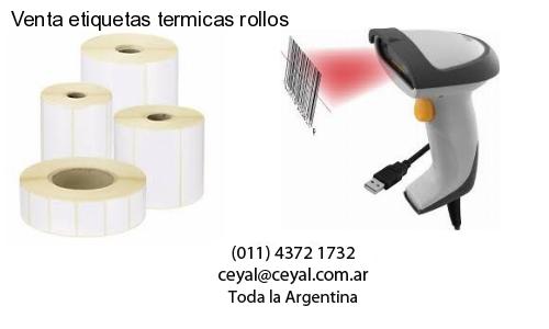 Venta etiquetas termicas rollos