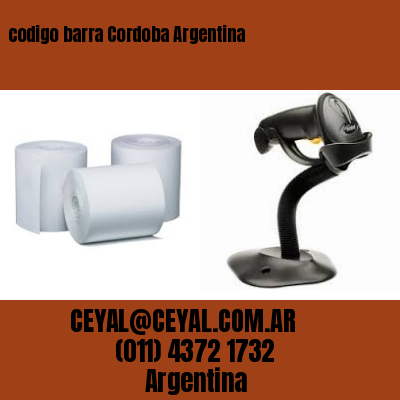 codigo barra Cordoba Argentina