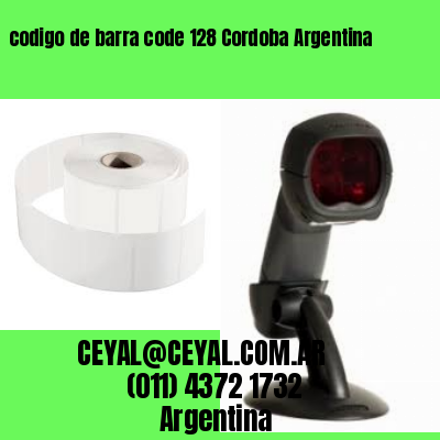 codigo de barra code 128 Cordoba Argentina
