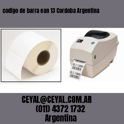 codigo de barra ean 13 Cordoba Argentina