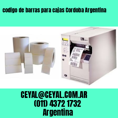codigo de barras para cajas Cordoba Argentina