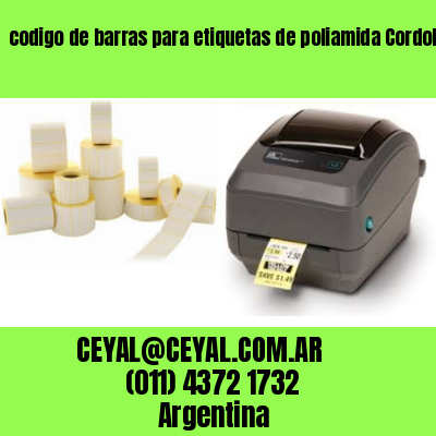 codigo de barras para etiquetas de poliamida Cordoba Argentina
