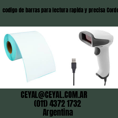 codigo de barras para lectura rapida y precisa Cordoba Argentina