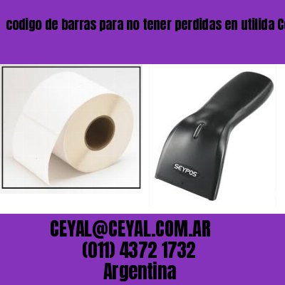 codigo de barras para no tener perdidas en utilida Cordoba Argentina
