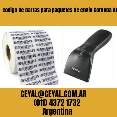 codigo de barras para paquetes de envio Cordoba Argentina