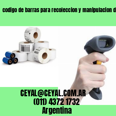 codigo de barras para recoleccion y manipulacion d Cordoba Argentina
