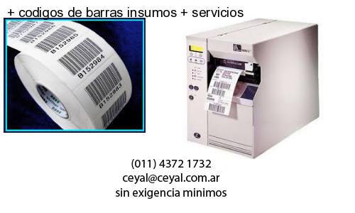 codigos de barras insumos servicios