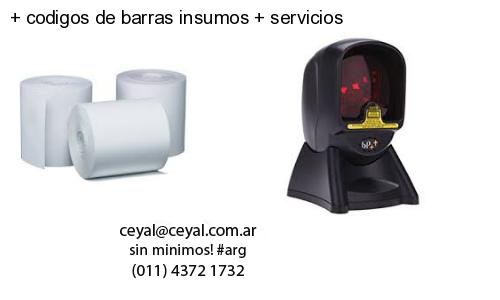   codigos de barras insumos   servicios