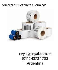 comprar 100 etiquetas Termicas