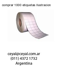 comprar 1000 etiquetas Ilustracion