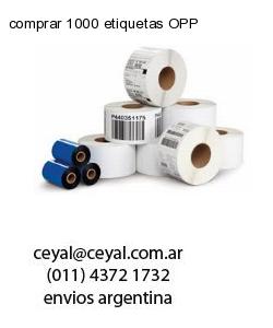 comprar 1000 etiquetas OPP