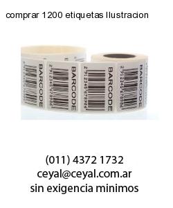 comprar 1200 etiquetas Ilustracion