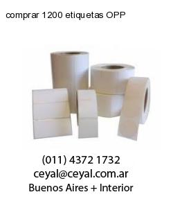 comprar 1200 etiquetas OPP