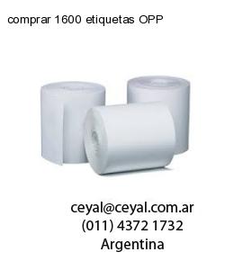 comprar 1600 etiquetas OPP