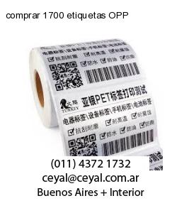 comprar 1700 etiquetas OPP