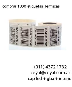 comprar 1800 etiquetas Termicas