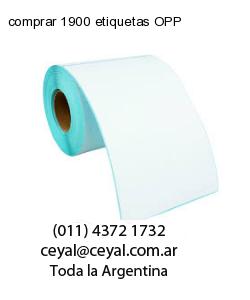 comprar 1900 etiquetas OPP