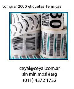 comprar 2000 etiquetas Termicas