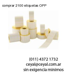 comprar 2100 etiquetas OPP