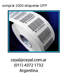 comprar 2200 etiquetas OPP