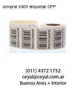 comprar 2400 etiquetas OPP