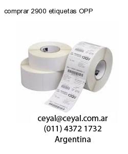 comprar 2900 etiquetas OPP