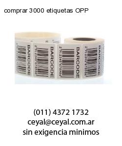 comprar 3000 etiquetas OPP