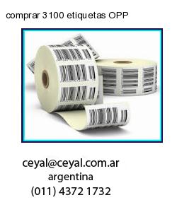 comprar 3100 etiquetas OPP