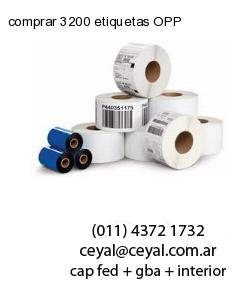 comprar 3200 etiquetas OPP